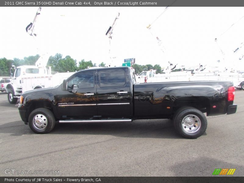 Onyx Black / Cocoa/Light Cashmere 2011 GMC Sierra 3500HD Denali Crew Cab 4x4
