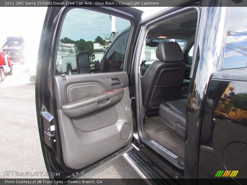 Onyx Black / Cocoa/Light Cashmere 2011 GMC Sierra 3500HD Denali Crew Cab 4x4