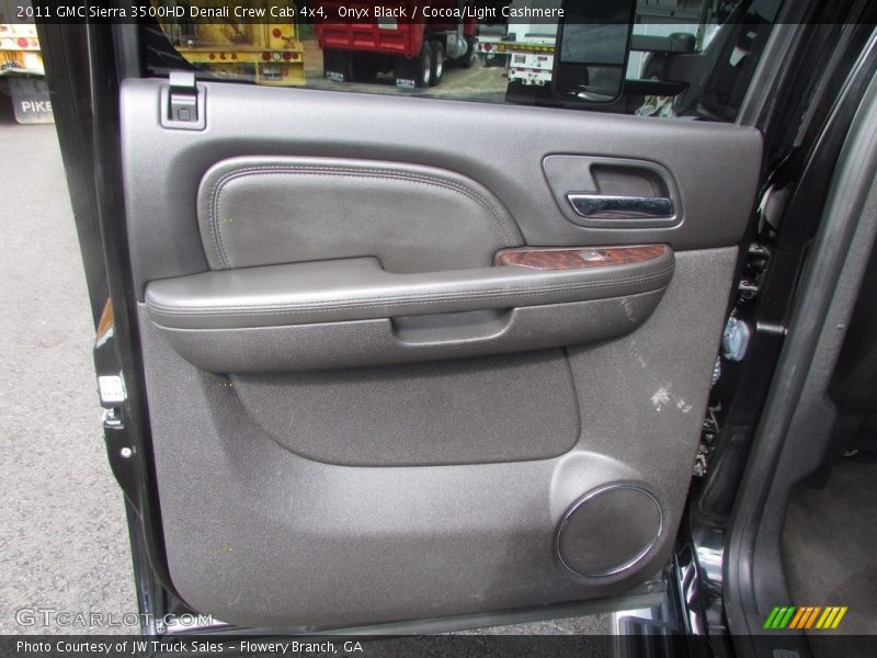 Onyx Black / Cocoa/Light Cashmere 2011 GMC Sierra 3500HD Denali Crew Cab 4x4