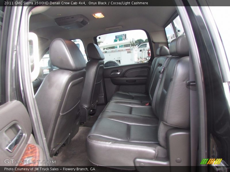 Onyx Black / Cocoa/Light Cashmere 2011 GMC Sierra 3500HD Denali Crew Cab 4x4