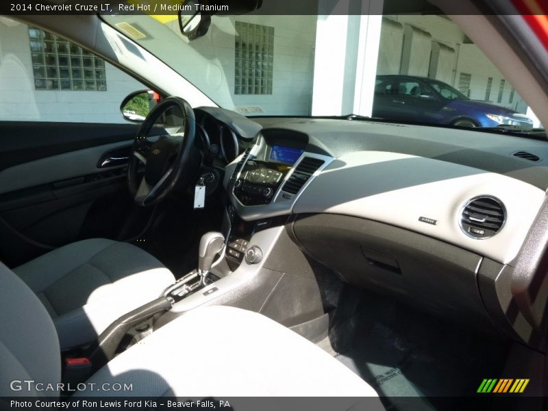 Red Hot / Medium Titanium 2014 Chevrolet Cruze LT