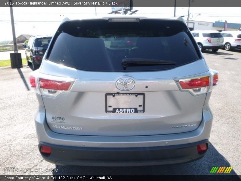 Silver Sky Metallic / Black 2015 Toyota Highlander Limited AWD