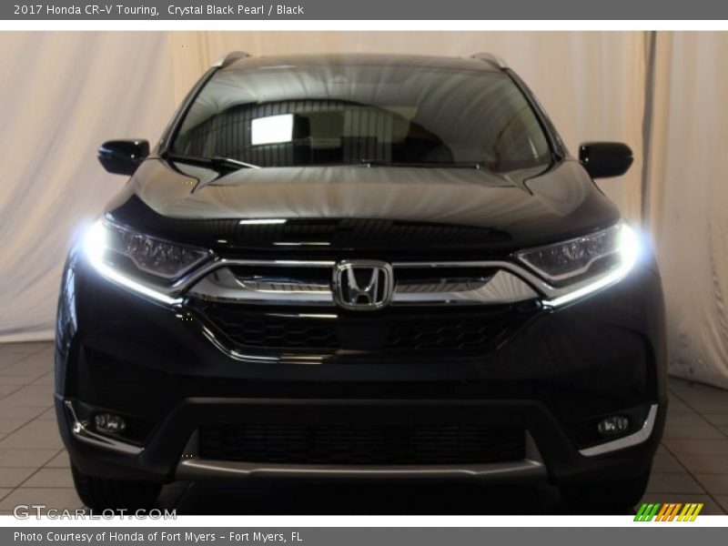 Crystal Black Pearl / Black 2017 Honda CR-V Touring