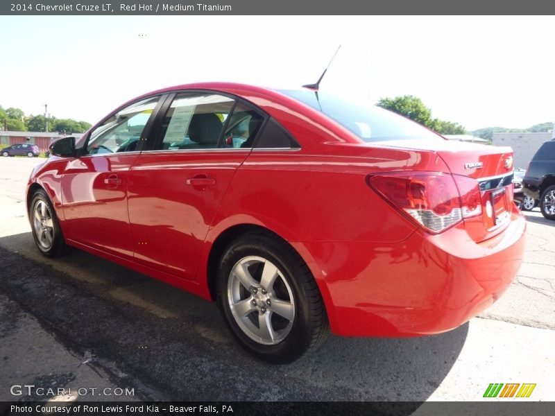 Red Hot / Medium Titanium 2014 Chevrolet Cruze LT