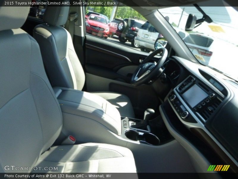 Silver Sky Metallic / Black 2015 Toyota Highlander Limited AWD