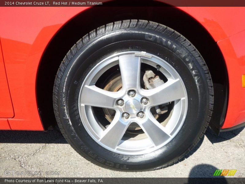 Red Hot / Medium Titanium 2014 Chevrolet Cruze LT