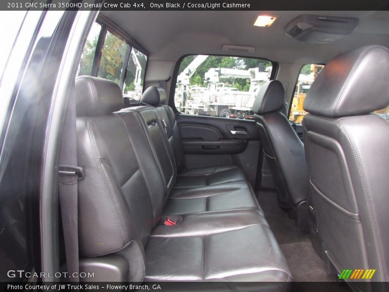 Onyx Black / Cocoa/Light Cashmere 2011 GMC Sierra 3500HD Denali Crew Cab 4x4