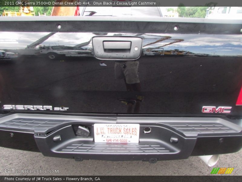 Onyx Black / Cocoa/Light Cashmere 2011 GMC Sierra 3500HD Denali Crew Cab 4x4