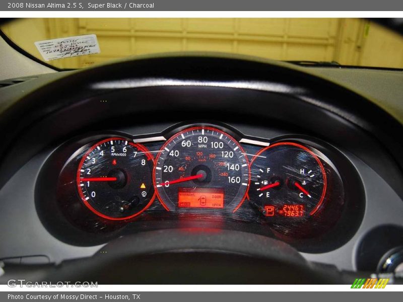 Super Black / Charcoal 2008 Nissan Altima 2.5 S