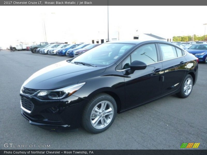 Mosaic Black Metallic / Jet Black 2017 Chevrolet Cruze LT