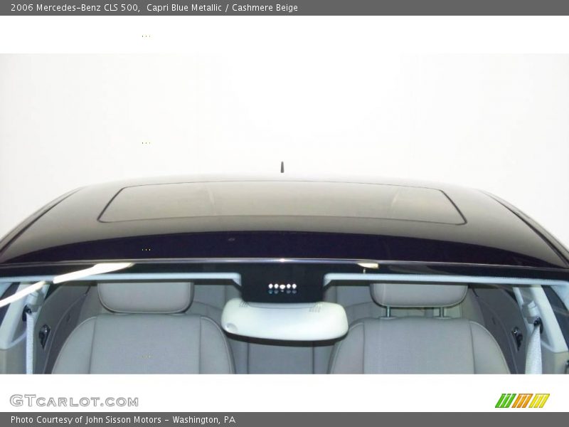 Capri Blue Metallic / Cashmere Beige 2006 Mercedes-Benz CLS 500