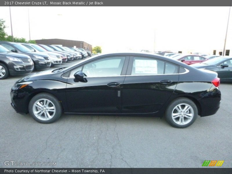 Mosaic Black Metallic / Jet Black 2017 Chevrolet Cruze LT