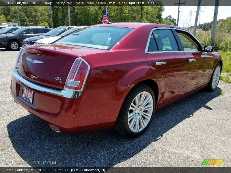 Deep Cherry Red Crystal Pearl / Dark Frost Beige/Light Frost Beige 2014 Chrysler 300 C