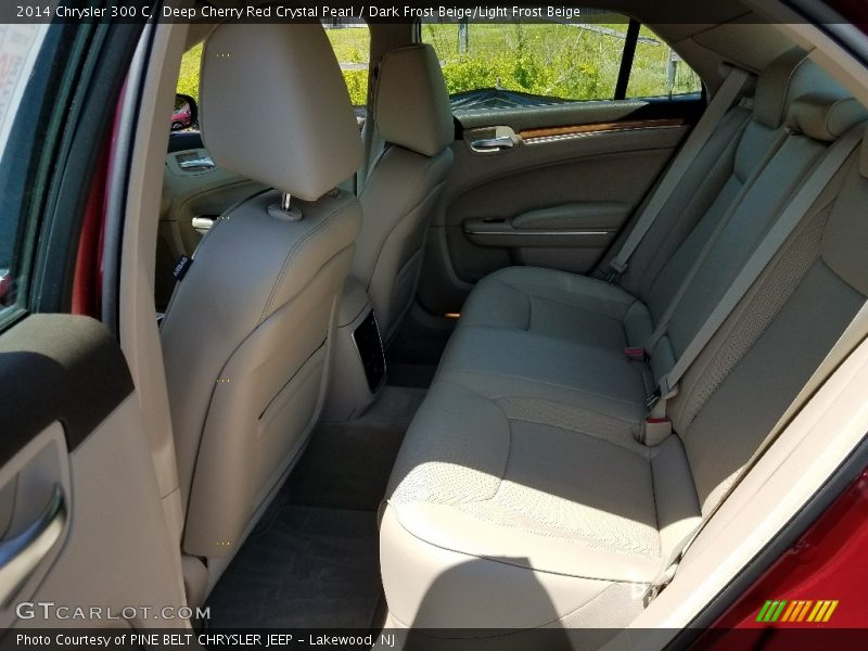 Deep Cherry Red Crystal Pearl / Dark Frost Beige/Light Frost Beige 2014 Chrysler 300 C