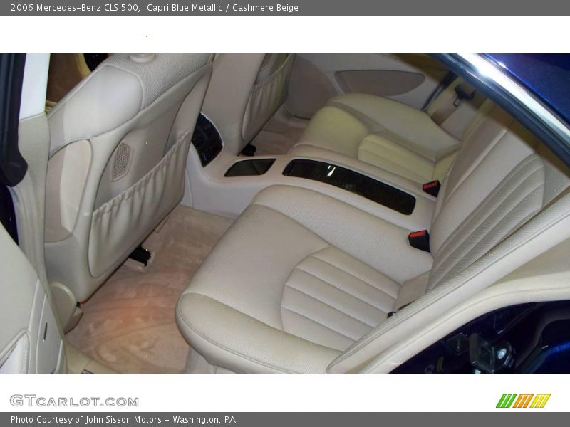 Capri Blue Metallic / Cashmere Beige 2006 Mercedes-Benz CLS 500