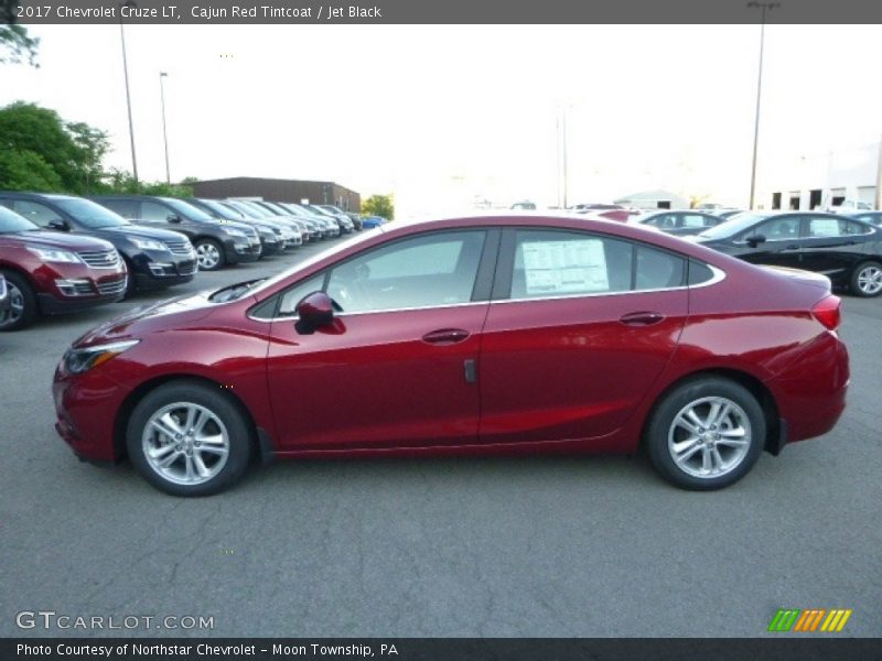 Cajun Red Tintcoat / Jet Black 2017 Chevrolet Cruze LT
