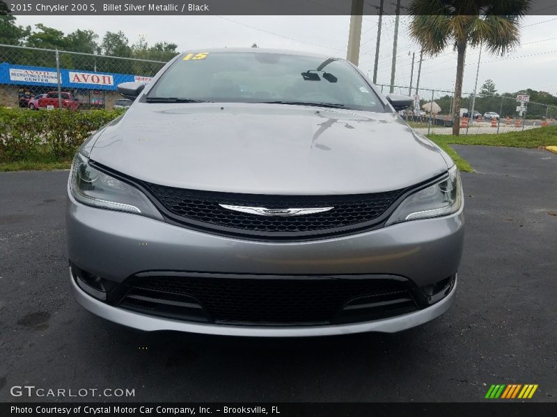 Billet Silver Metallic / Black 2015 Chrysler 200 S