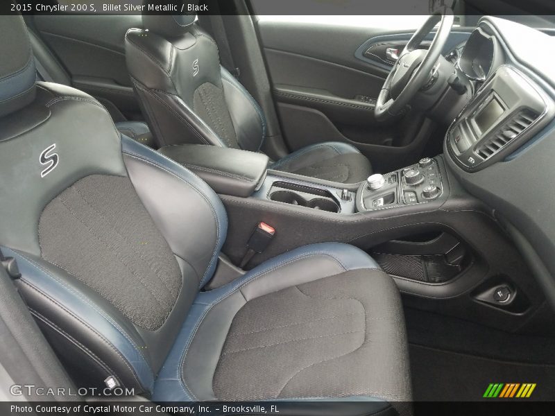 Billet Silver Metallic / Black 2015 Chrysler 200 S