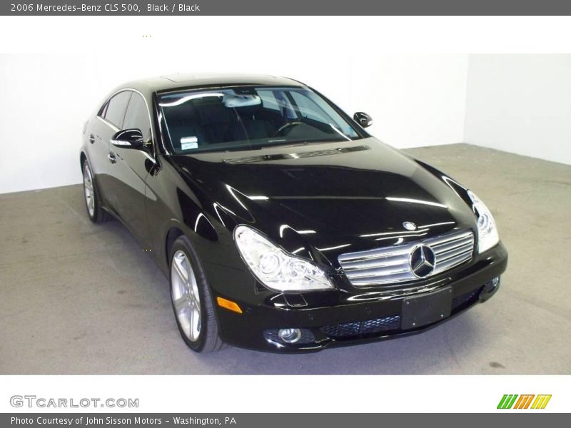 Black / Black 2006 Mercedes-Benz CLS 500