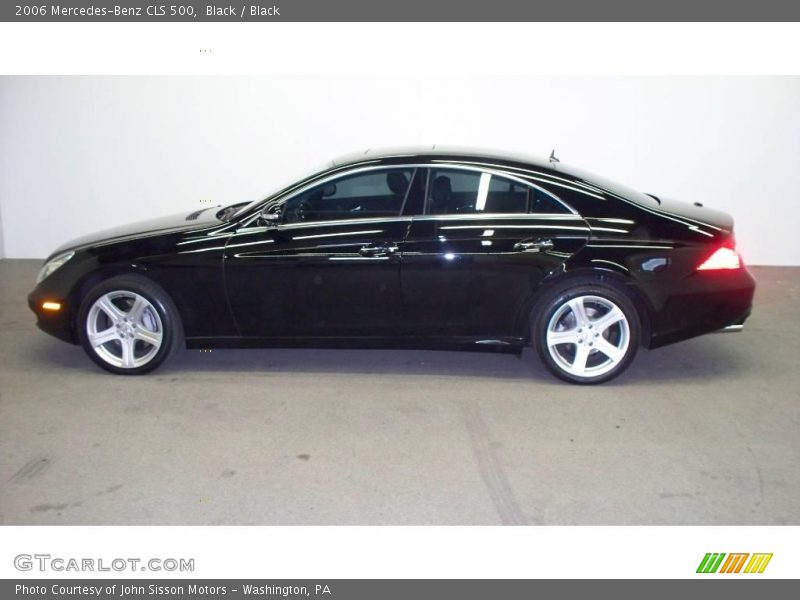 Black / Black 2006 Mercedes-Benz CLS 500