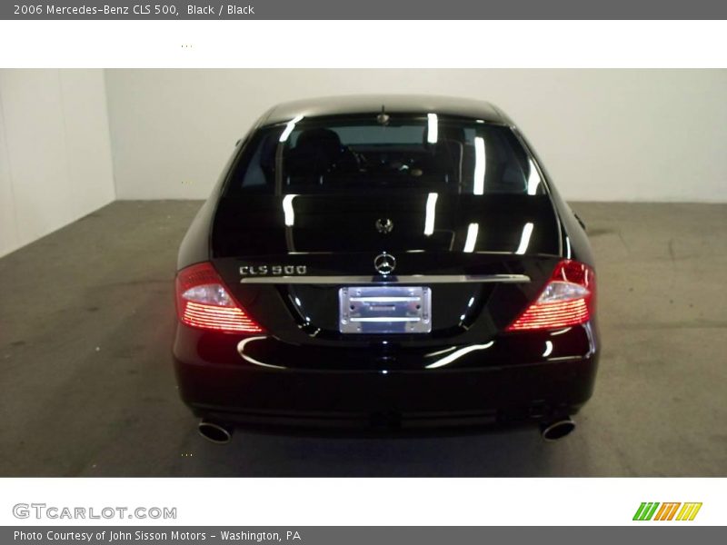 Black / Black 2006 Mercedes-Benz CLS 500