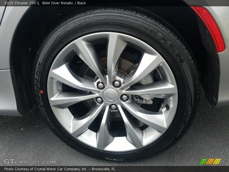 Billet Silver Metallic / Black 2015 Chrysler 200 S
