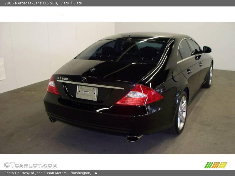Black / Black 2006 Mercedes-Benz CLS 500