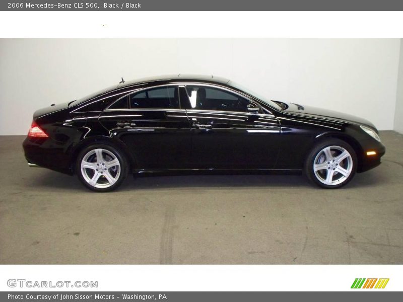 Black / Black 2006 Mercedes-Benz CLS 500