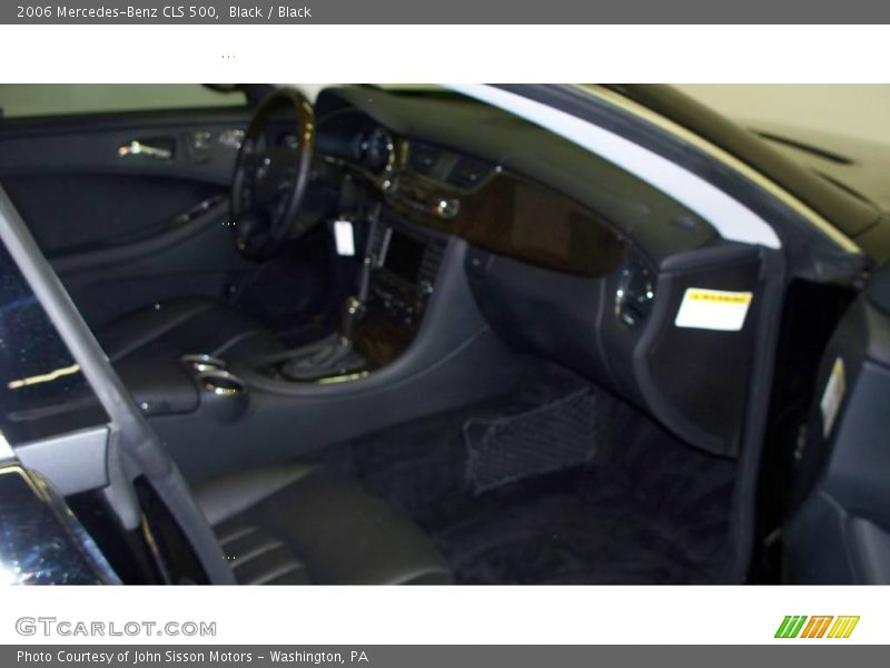Black / Black 2006 Mercedes-Benz CLS 500