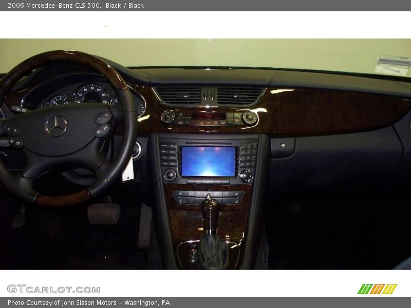 Black / Black 2006 Mercedes-Benz CLS 500