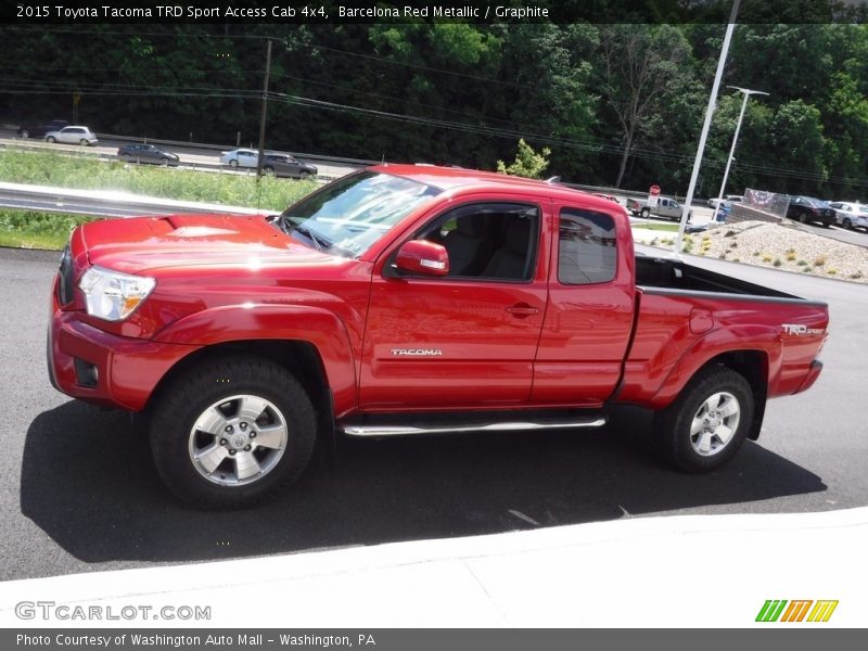 Barcelona Red Metallic / Graphite 2015 Toyota Tacoma TRD Sport Access Cab 4x4