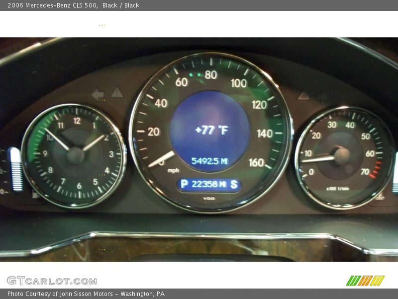 Black / Black 2006 Mercedes-Benz CLS 500