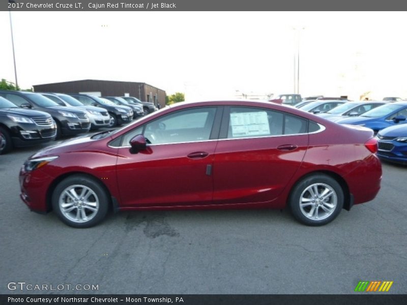 Cajun Red Tintcoat / Jet Black 2017 Chevrolet Cruze LT