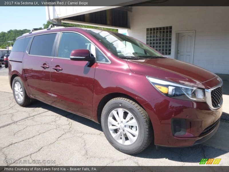 Venetian Red / Camel Beige 2017 Kia Sedona LX