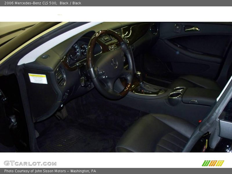 Black / Black 2006 Mercedes-Benz CLS 500