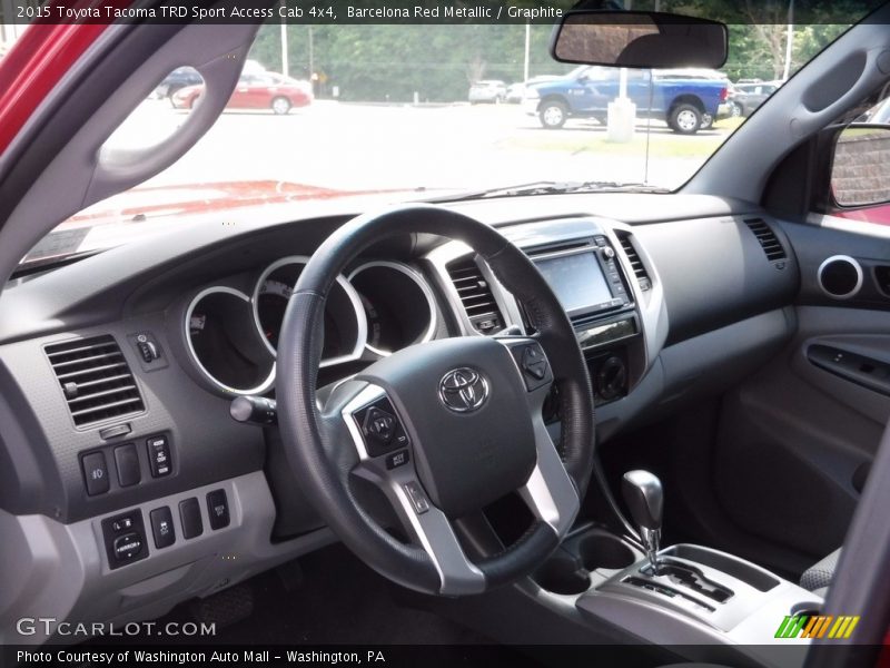 Barcelona Red Metallic / Graphite 2015 Toyota Tacoma TRD Sport Access Cab 4x4