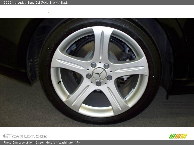 Black / Black 2006 Mercedes-Benz CLS 500