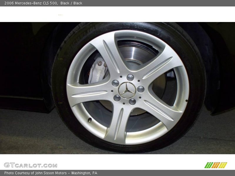 Black / Black 2006 Mercedes-Benz CLS 500