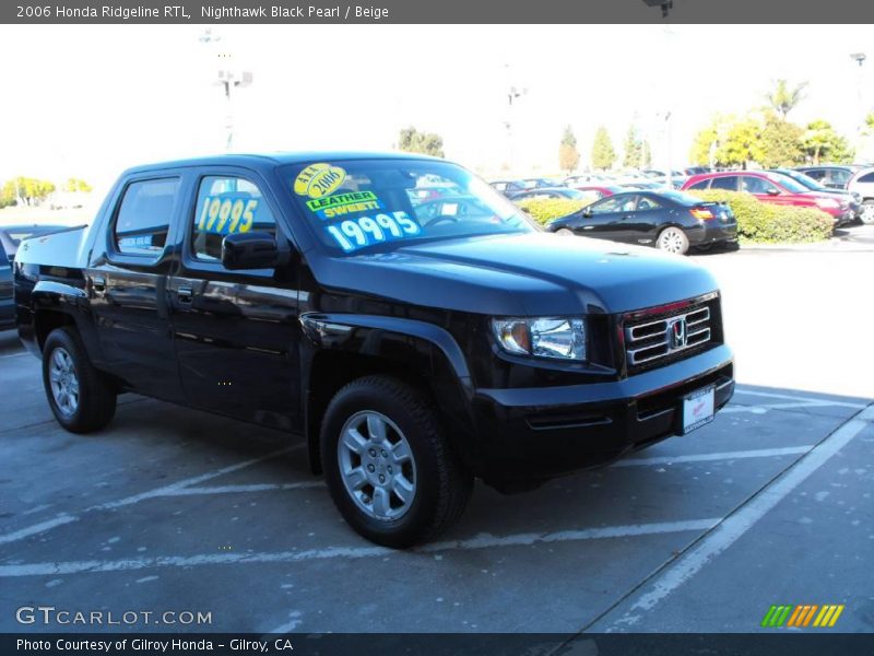 Nighthawk Black Pearl / Beige 2006 Honda Ridgeline RTL