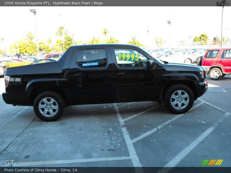 Nighthawk Black Pearl / Beige 2006 Honda Ridgeline RTL