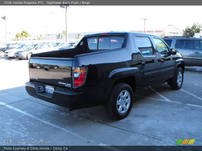 Nighthawk Black Pearl / Beige 2006 Honda Ridgeline RTL