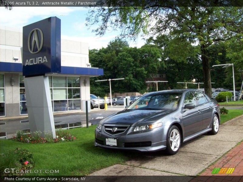Anthracite Metallic / Parchment 2006 Acura TL 3.2