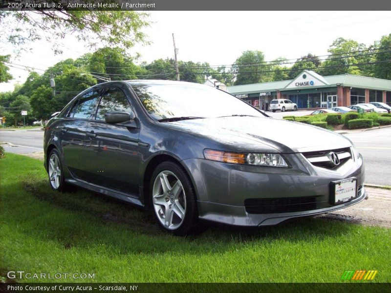 Anthracite Metallic / Parchment 2006 Acura TL 3.2