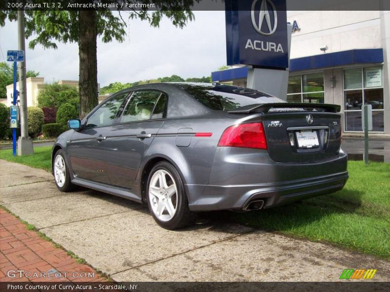 Anthracite Metallic / Parchment 2006 Acura TL 3.2