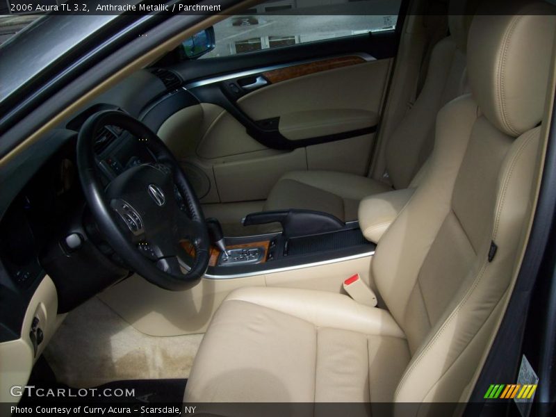 Anthracite Metallic / Parchment 2006 Acura TL 3.2