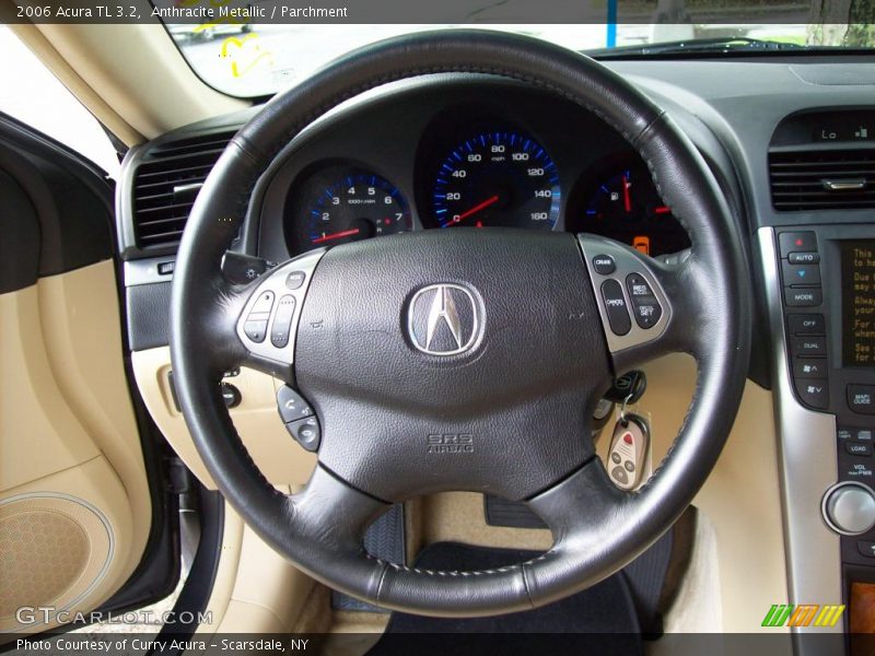 Anthracite Metallic / Parchment 2006 Acura TL 3.2