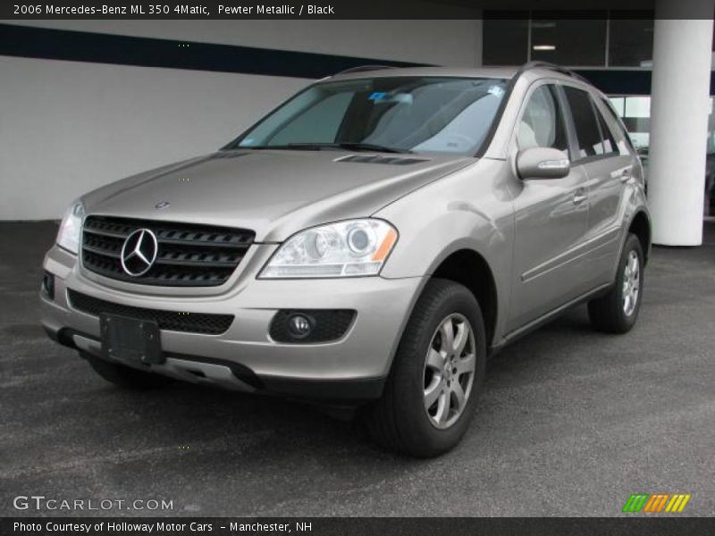 Pewter Metallic / Black 2006 Mercedes-Benz ML 350 4Matic