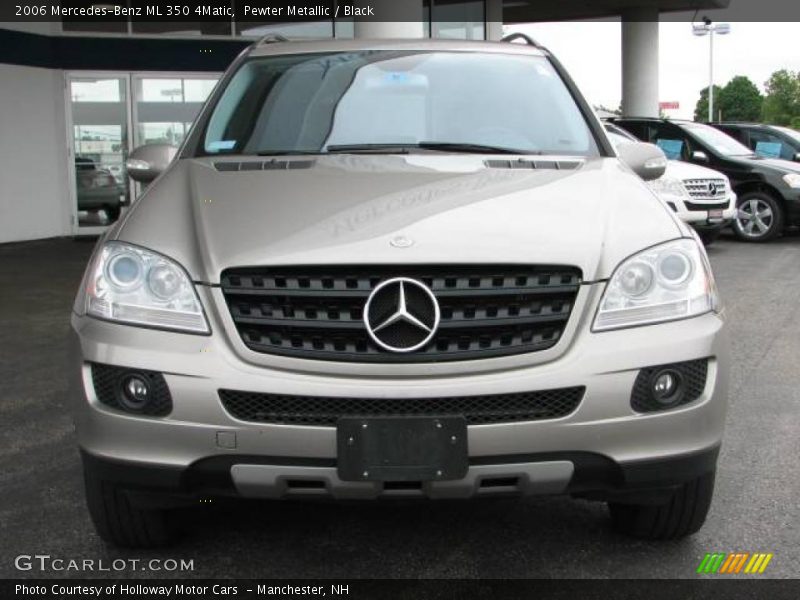 Pewter Metallic / Black 2006 Mercedes-Benz ML 350 4Matic