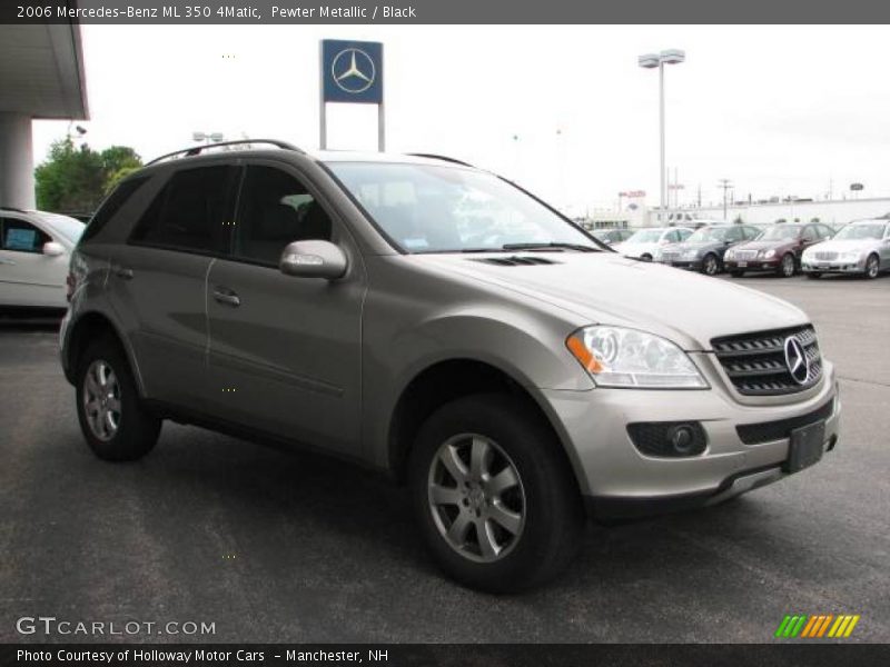 Pewter Metallic / Black 2006 Mercedes-Benz ML 350 4Matic