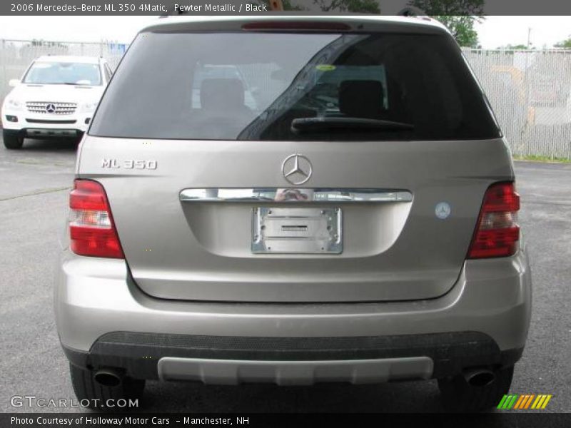 Pewter Metallic / Black 2006 Mercedes-Benz ML 350 4Matic